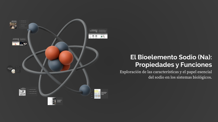 El Bioelemento Sodio (Na): Propiedades y Funciones by Roberto Carlos VT ...