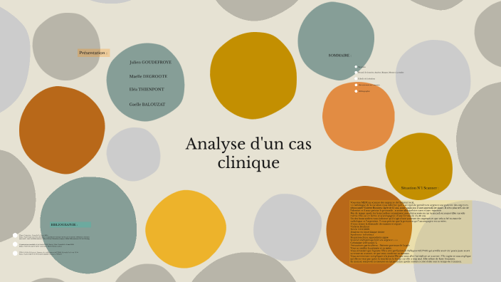 Analyse d'un cas clinique by Gaelle Balouzat on Prezi