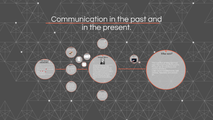 communication in past and present essay