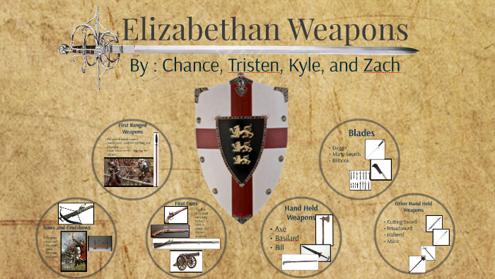 Elizabethan Weapons by Kyle Sadler
