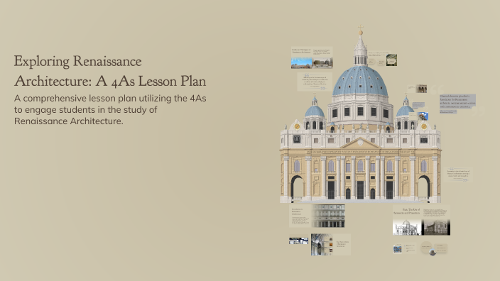 Exploring Renaissance Architecture: A 4As Lesson Plan by FRANCIS JASON ...
