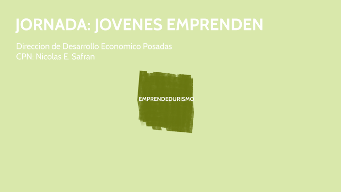 Emprendedurismo BCRA By Direccion Desarrollo Economico On Prezi