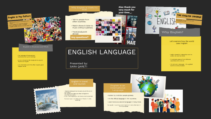 ENGLISH LANGUAGE by Sara Qareti on Prezi