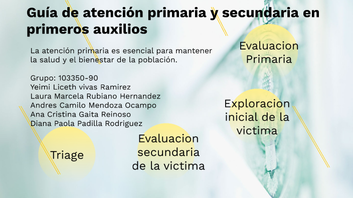 Atencion Primaria Y Secundaria En Primeros Auxilios prezi.com