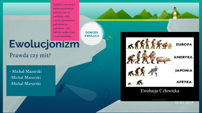 Ewolucja i jej dowody by SevinK on Prezi Next