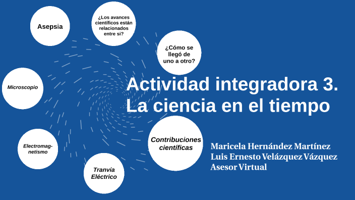 La ciencia en el tiempo by Maricela Hernández on Prezi