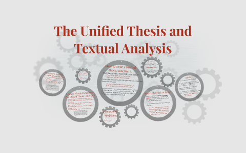 what is a unified thesis