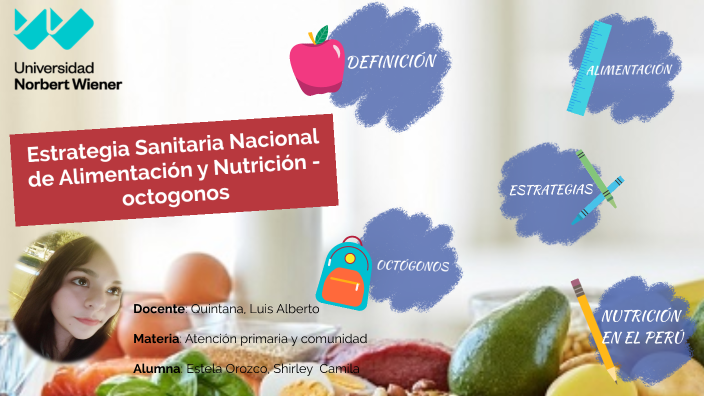 estrategia sanitaria nacional de alimentos y nutrición - octogos by ...