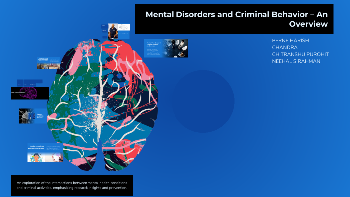 Mental Disorders and Criminal Behavior – An Overview by harish chandra ...