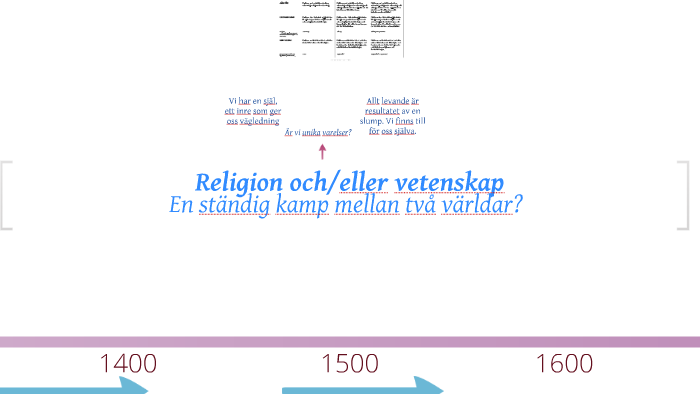 Religion och vetenskap by Danne Matstoms on Prezi