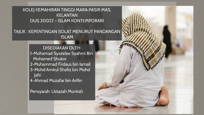 Kepentingan Solat Menurut Pandangan Sains By Syazelee Syahmi