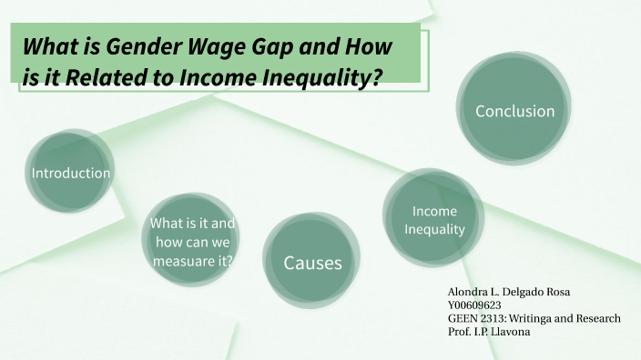 What Is Gender Wage Gap And How Is It Related To Income Inequality? By ...