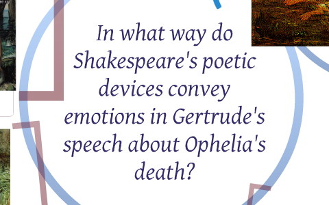 queen gertrude's speech about ophelia's death analysis