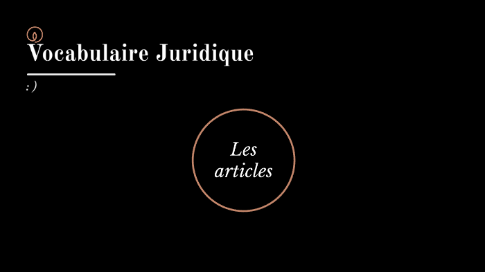 Le vocabulaire juridique by Alexandra Bareman