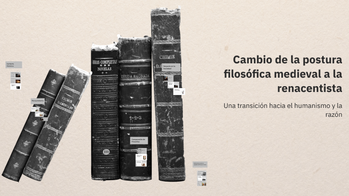Cambio de la postura filosófica medieval a la renacentista by Esmeralda