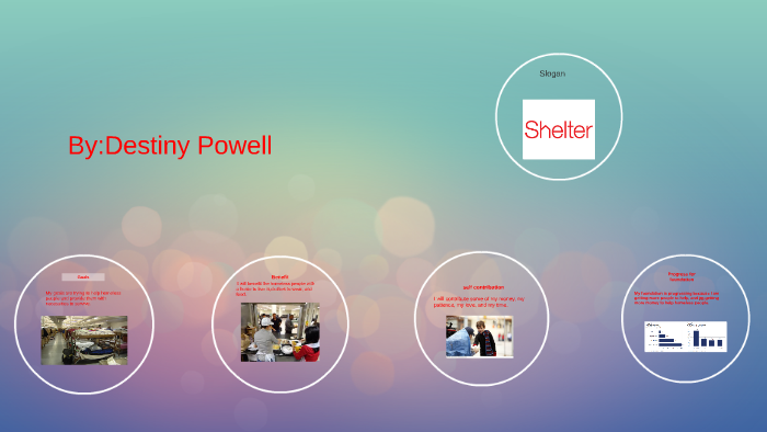Homeless shelter by destiny powell on Prezi