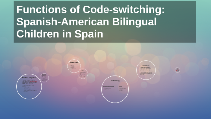 Functions of Code-switching: Spanish-American Bilingual Chil by Naomi ...