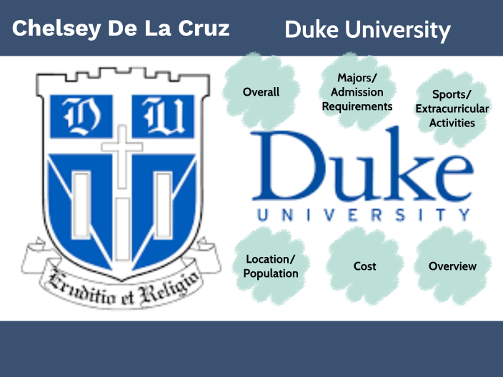 Duke University by Chelsey De La Cruz on Prezi