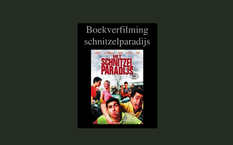 schnitzelparadijs film hoofdpersonen