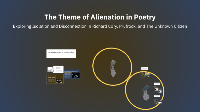 The Theme of Alienation in Poetry by Sacha Dauplay-Lacey on Prezi