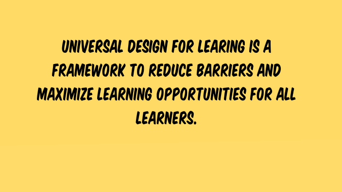 Universal Design For Learning by Nicole De Leo on Prezi