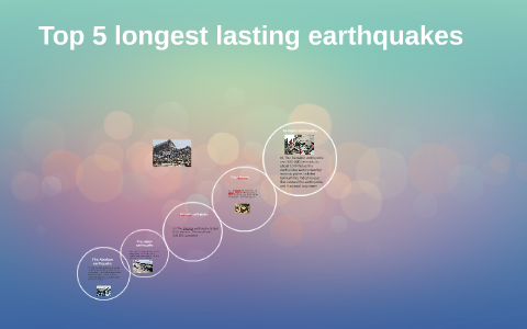 What Is The Longest An Earthquake Has Lasted