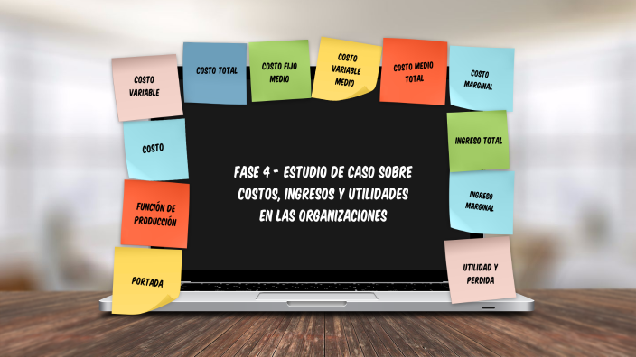FASE 4 - ESTUDIO DE CASO SOBRE COSTOS, INGRESOS Y UTILIDADES EN LAS ...