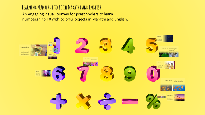Numbers Exercise Marathi Learning Numbers 1 to 10 in Marathi and English by Ani Mohite on Prezi
