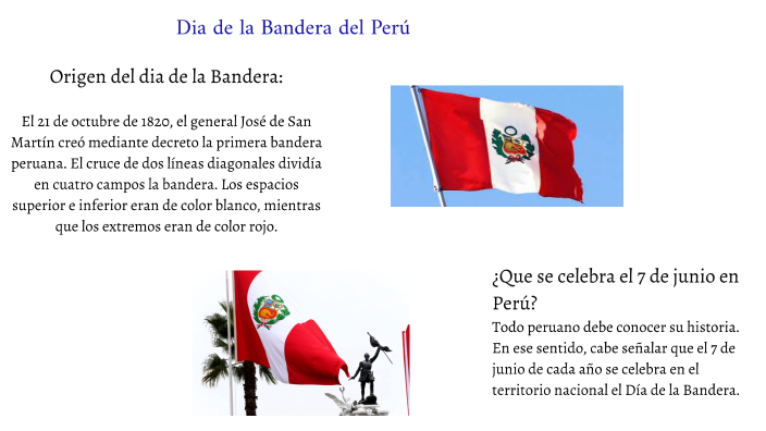 Bandera del Perú by VAREK STEPHANO SANDOVAL CONTRERAS on Prezi