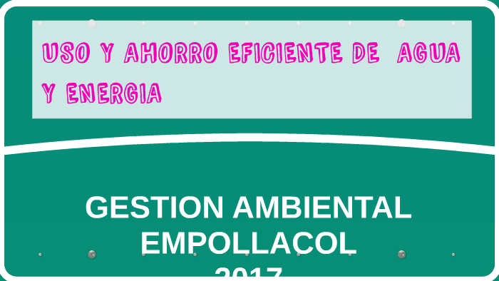 USO Y AHORRO EFICIENTE DE AGUA Y ENERGIA by pilar acevedo on Prezi