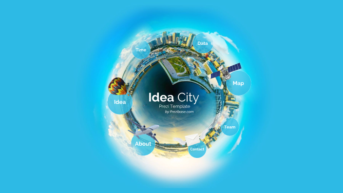 Idea City - Presentation Template by Prezi Templates by Prezibase on Prezi