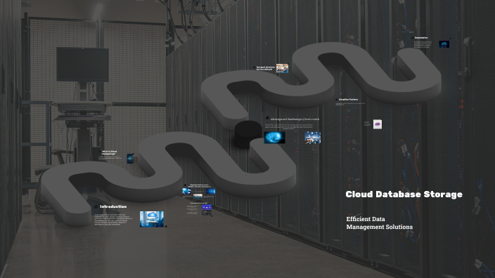Database Storage in the Cloud by Saul Gutiérrez on Prezi