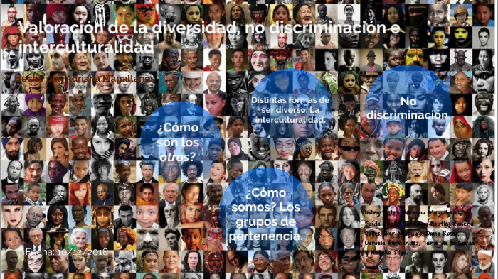 Valoración de la diversidad, no discriminación e interculturalidad. by