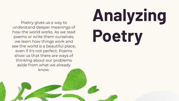 Analyzing Poetry by Brooke Miller on Prezi