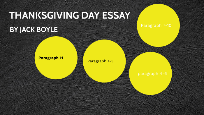 thanksgiving day essay