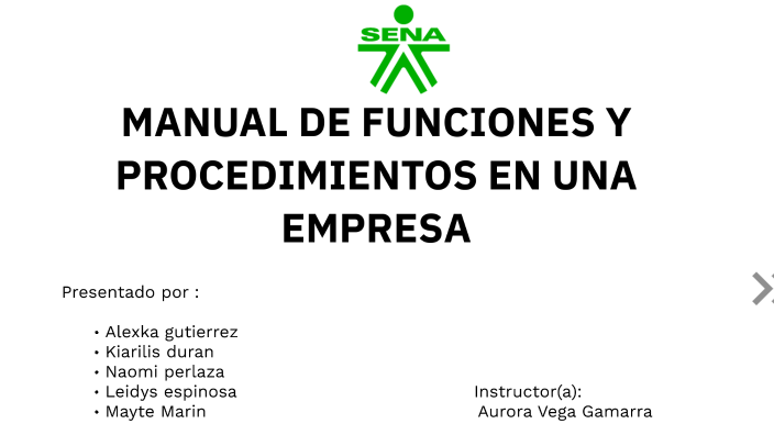 Manual De Funciones De Una Empresa De Muebles prezi.com