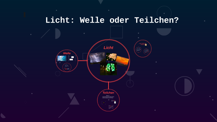 Licht Welle Oder Teilchen Licht: Welle oder Teilchen? by Sarah S on Prezi