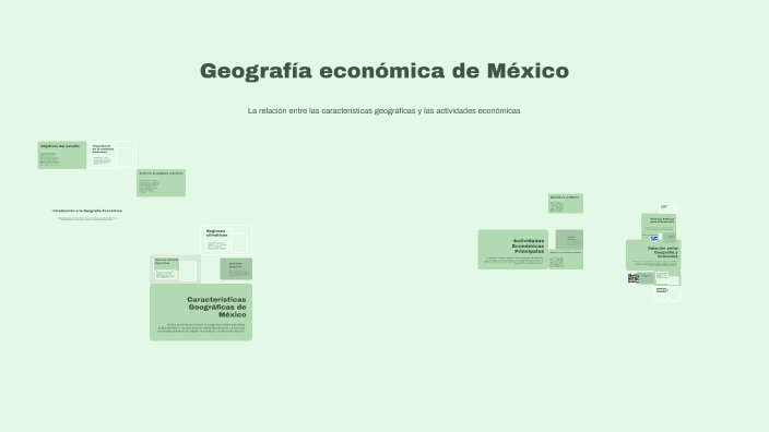 Geografía económica de México by Víctor Reyes on Prezi