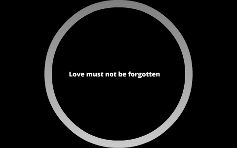 Love must not be forgotten by Mallory Brown on Prezi