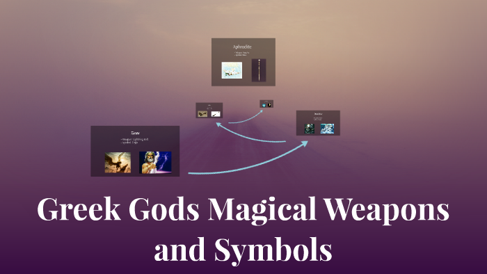 greek gods symbols chart