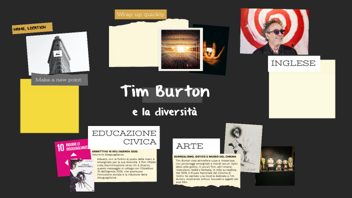 Tim Burton e la diversità by Ardea Caione on Prezi