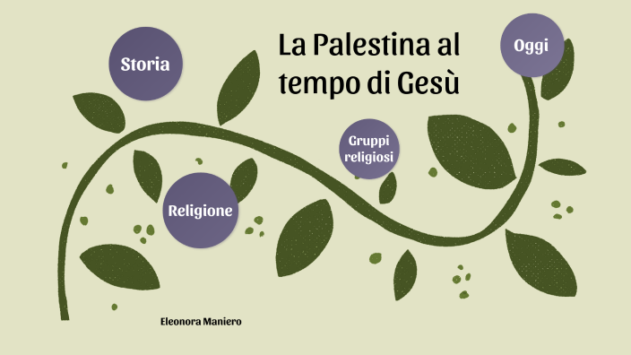 La Palestina al tempo di Gesù by eleonora maniero on Prezi
