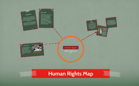 Human Rights Map by Robert Goldenstein