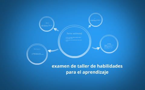 examen de taller de habilidades para el aprendizaje by on Prezi