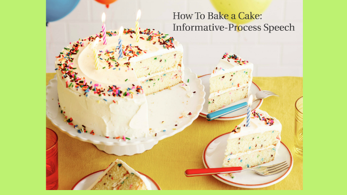 cake presentation speech sample