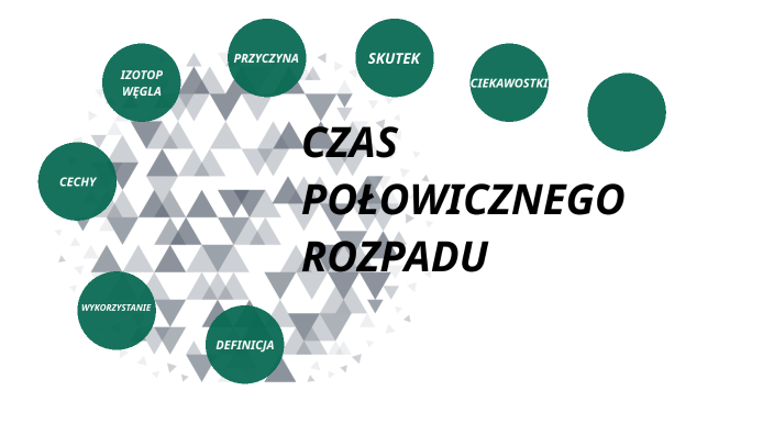 Czas Połowicznego Rozpadu Zadania I Rozwiązania