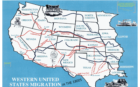 Immigration 1800s Map