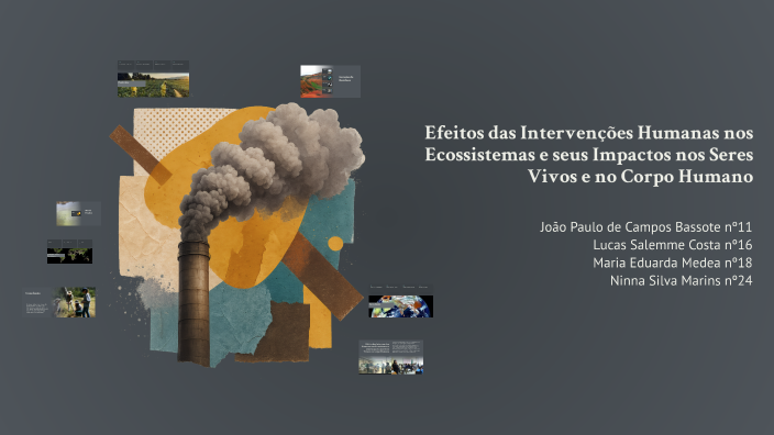 Efeitos das Intervenções Humanas nos Ecossistemas e seus Impactos nos ...