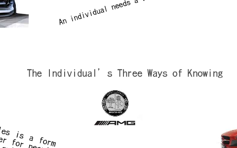 The Individual’s Three Ways of Knowing (201020593) by Nicholas Nelani ...