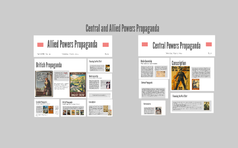 Propaganda During World War One by Marc Ouellet on Prezi